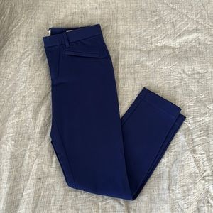 GAP women’s mid rise blue ankle dress pants